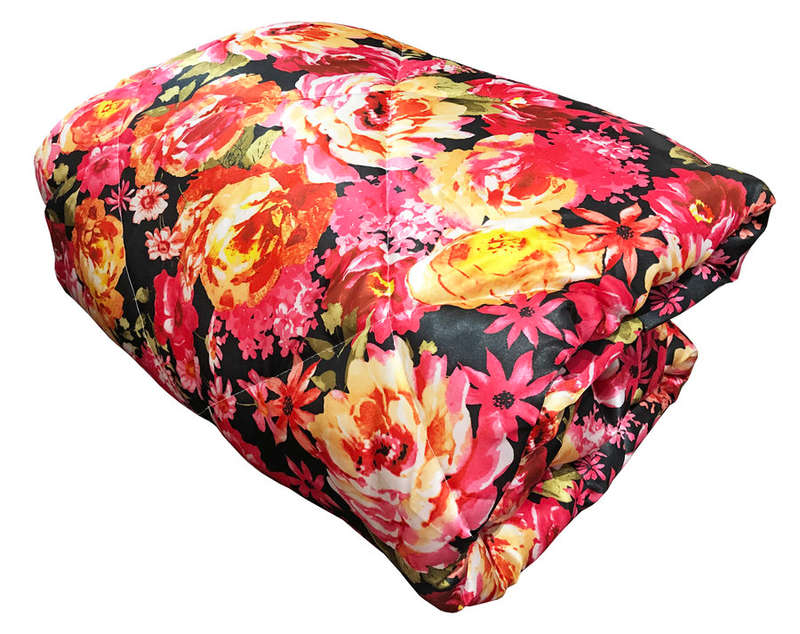 6pc King Size Floral Design Home Bedding Comforter Set