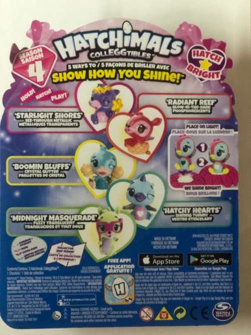 Black Friday: CollEGGtibles 4-Pack + Bonus Season 4 Hatchimals IMPORTED from USA