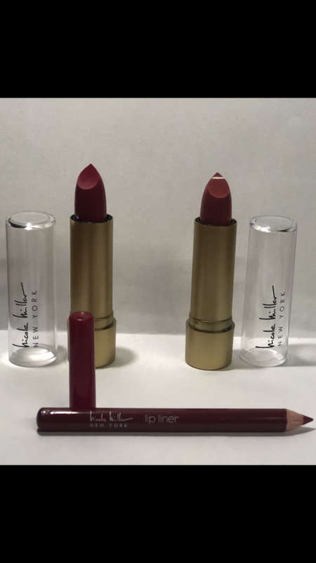 Black Friday: USA IMPORTED Nicole Miller New York Set of 2 Lipsticks with 1 lip liner