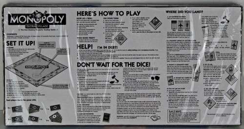 New Monopoly Global Village Heroes Board Game