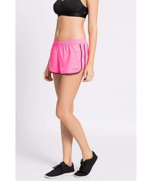 Original NWT Reebok Ladies Sports WOR SL WV SHORT Pink AZ0325 Size UK Medium