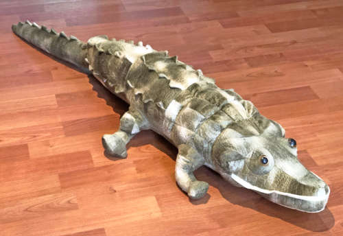 Realistic Looking Crocodile Life Size Stuffed Alligator Plush Toy (115cm Long)