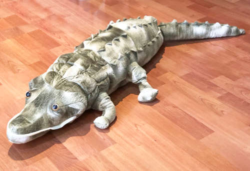 Realistic Looking Crocodile Life Size Stuffed Alligator Plush Toy (115cm Long)