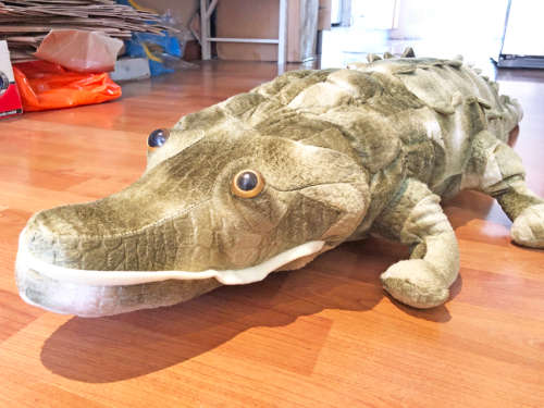 Realistic Looking Crocodile Life Size Stuffed Alligator Plush Toy (115cm Long)
