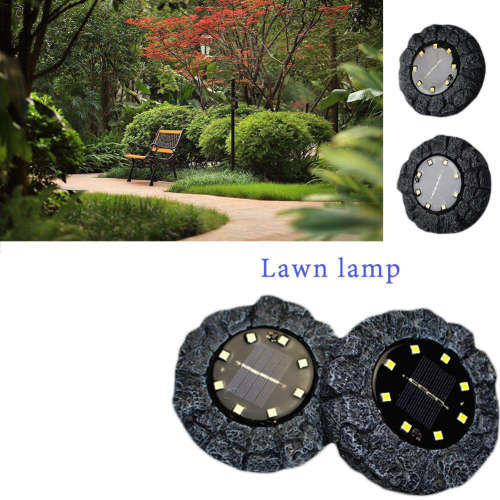 8 LED Solar Power Ground Outdoor Path Way Garden Decking Light