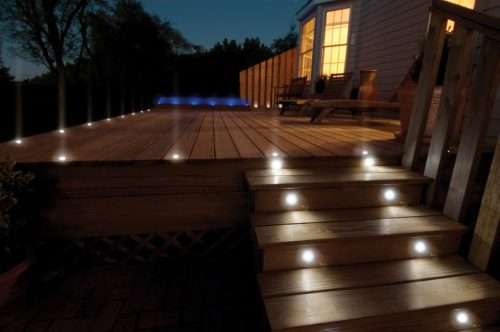 8 LED Solar Power Ground Outdoor Path Way Garden Decking Light