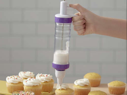 Desert Decorator Plus Cake Decorating Tool - Includes 5 decorating Tips