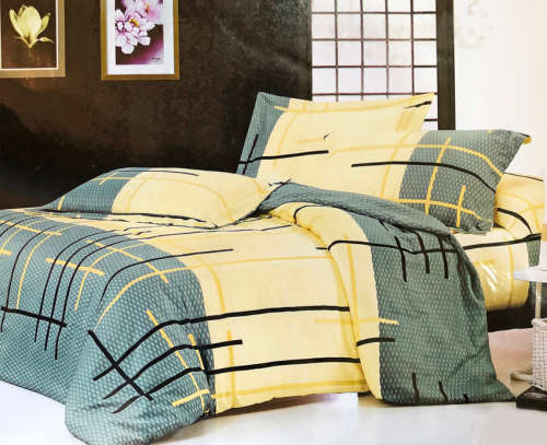 6 Piece Queen Size Cotton Feel Duvet Cover Set