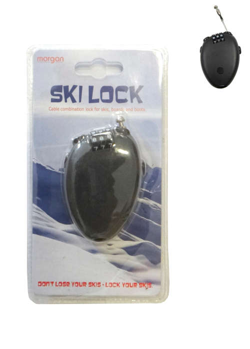 3 Digits Combination Multipurpose Lock with Retractable Cable