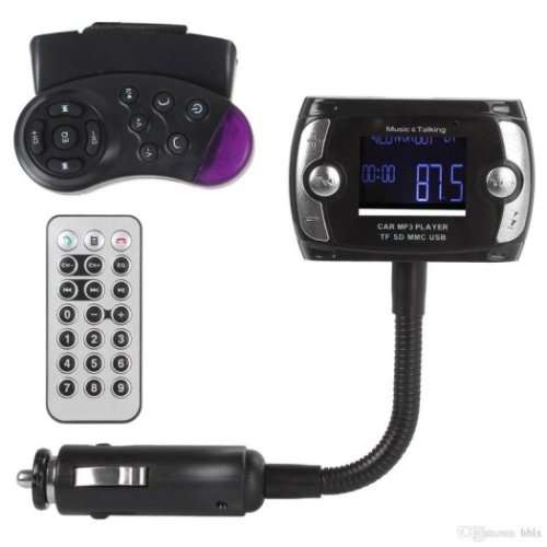 Wireless MP3/FM Modulator Steering Wheel Bluetooth Car Kit with remote
