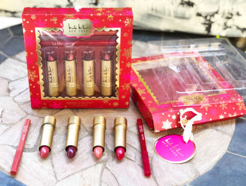 USA IMPORTED Nicole Miller New York Makeup Liptick and Lip Liner Collection 6pc Set