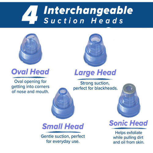 Derma Suction Vacuum Blackhead Remover and Pores Cleansing Device
