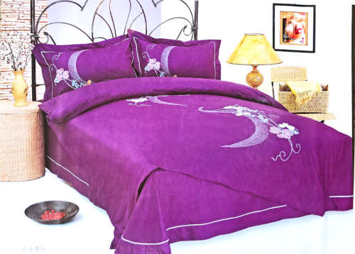 6 Piece Bed Décor Queen Size Cotton Feel Duvet Cover Set