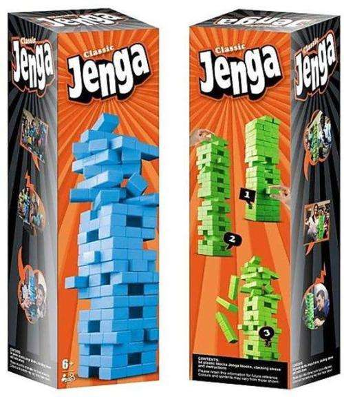 Classic Jenga 54 Pieces Blocks Game