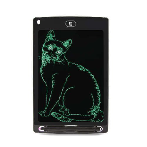 One-Touch Erase 8.5" LCD Writing Tablet with Erase Button Lock Feature