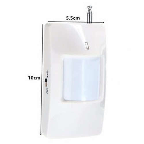 Wireless PIR Sensor with Infrared Motion Detector for Wireless GSM Alarm System