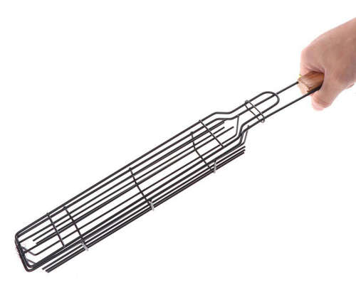 BBQ Grilling Basket for Sausages, Vegetables and Meat