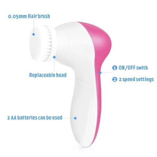 5-in-1 Portable Multi-Function Skin Care Electric Facial Massager
