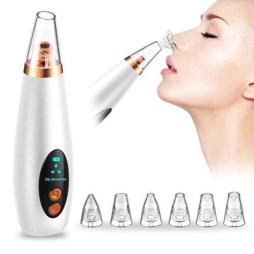 USB Rechargeable Vacuum Blackhead Remover and Pores Cleansing Device