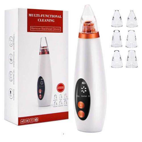USB Rechargeable Vacuum Blackhead Remover and Pores Cleansing Device