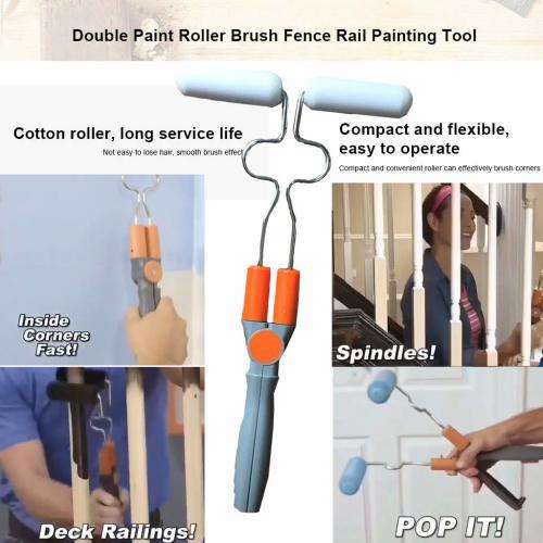X-Glide Double-Sided Speed Paint Roller Brush