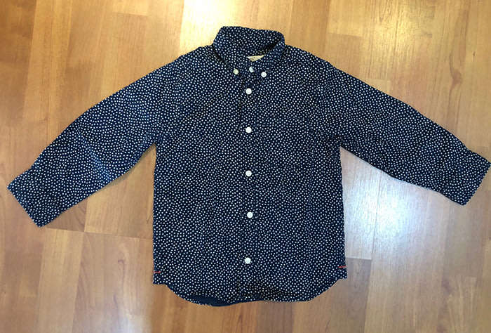 L.O.G.G. by H&M Navy Blue Full Sleeve Shirt- For 3-4 Years Boys(USED)