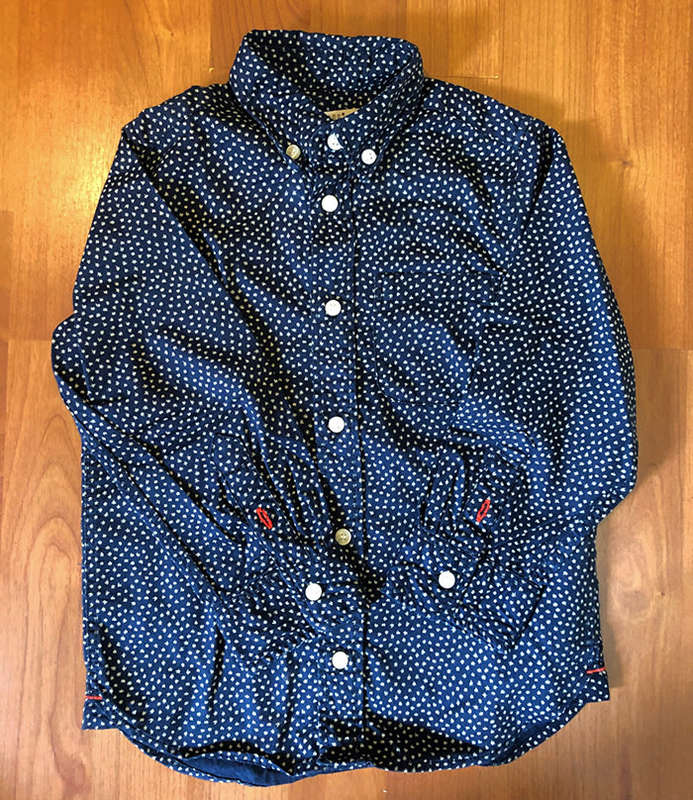L.O.G.G. by H&M Navy Blue Full Sleeve Shirt- For 3-4 Years Boys(USED)
