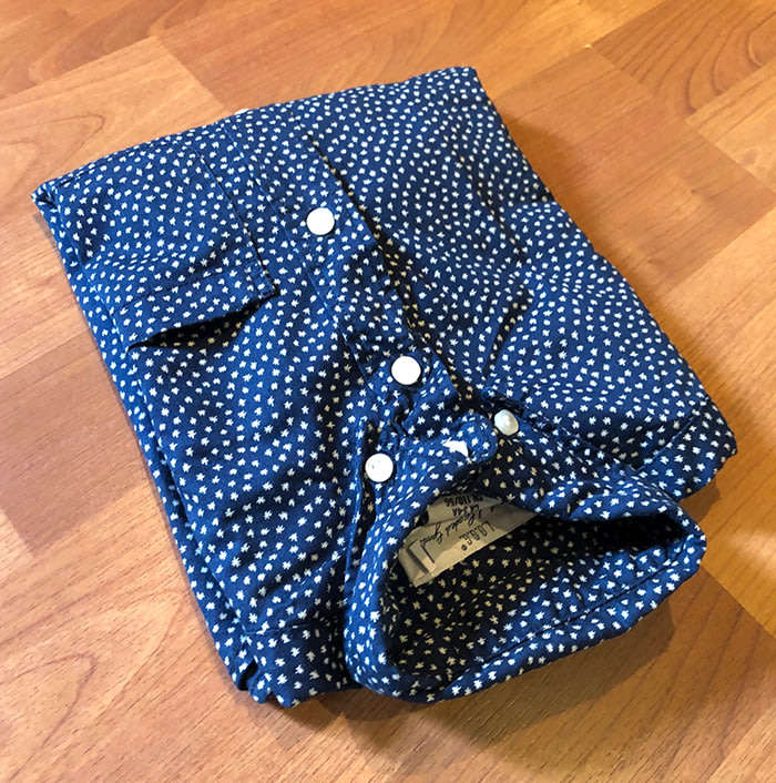 L.O.G.G. by H&M Navy Blue Full Sleeve Shirt- For 3-4 Years Boys(USED)