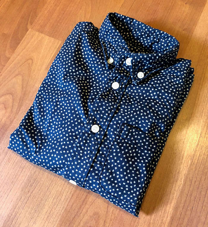 L.O.G.G. by H&M Navy Blue Full Sleeve Shirt- For 3-4 Years Boys(USED)