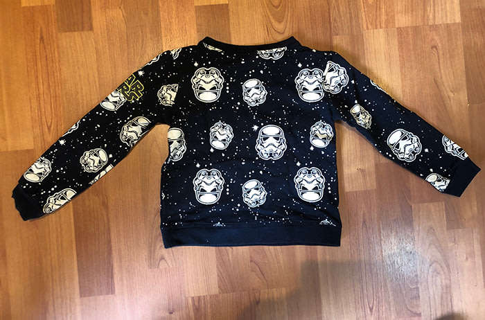 Star Wars Printed Full Sleeve Black Jumper 100% Cotton- For 4-5 Years Boys(USED)