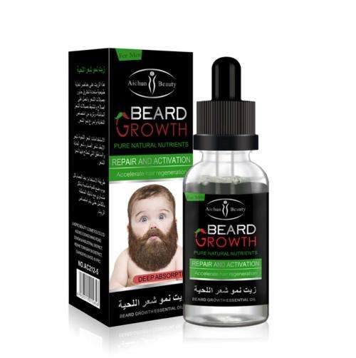 AICHUN BEAUTY Beard Oil Mustache Hair Growth Pure Natural Nutrients