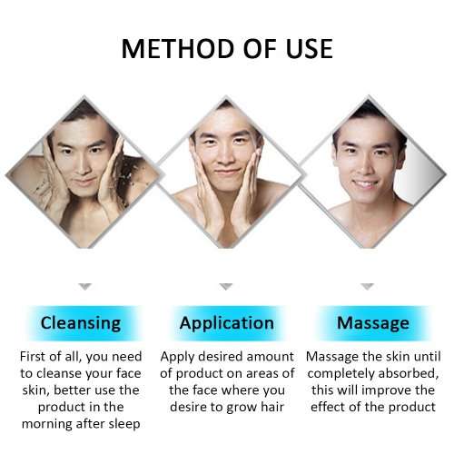 AICHUN BEAUTY Beard Oil Mustache Hair Growth Pure Natural Nutrients