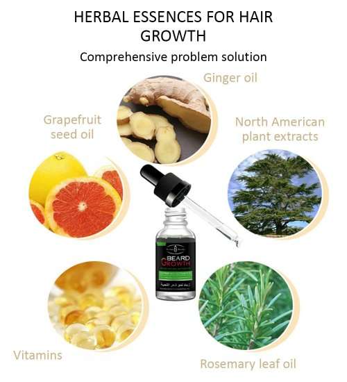 AICHUN BEAUTY Beard Oil Mustache Hair Growth Pure Natural Nutrients