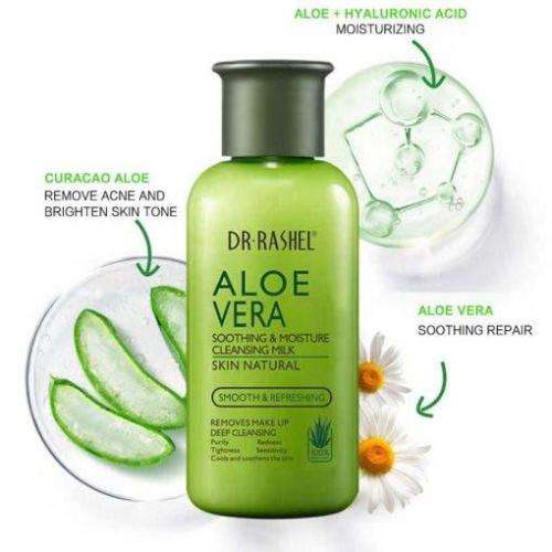 Dr.Rashel Aloe Vera Soothing & Moisture Cleansing Milk - 160ml