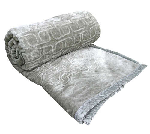 Super Soft 3 PLY HEAVY Quality Mink & Embossed Blanket- Assorted Colors