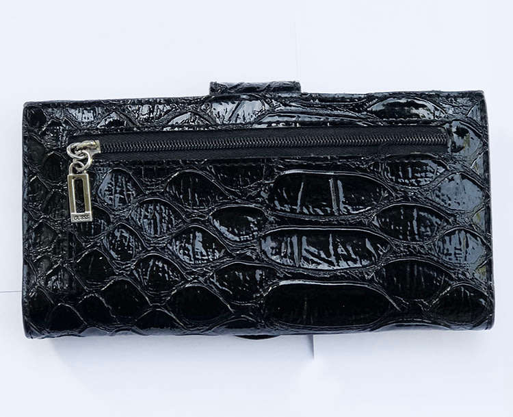 Original Guess Women Bifold Wallet Purse Portocall SLG Black