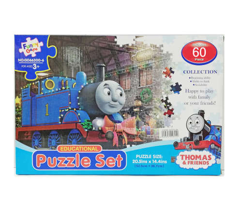 60 piece Educational Puzzle Set- Thomas and Friends