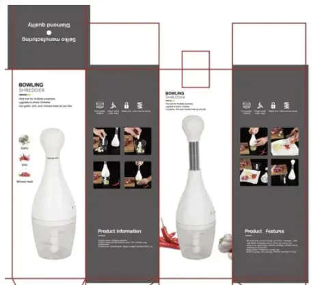 BOWLING SHREDDER Vegetable Chopper