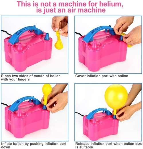 Portable Electric Balloon Inflating Air Pump - Start your Party with it!