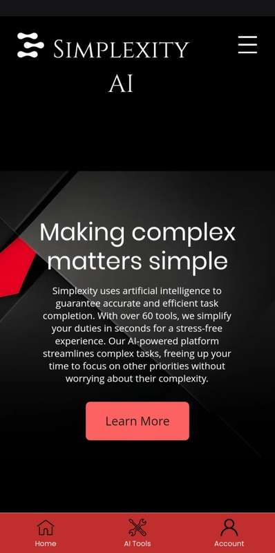 Simplexity AI - Artificial Intelligence 1 month premium access