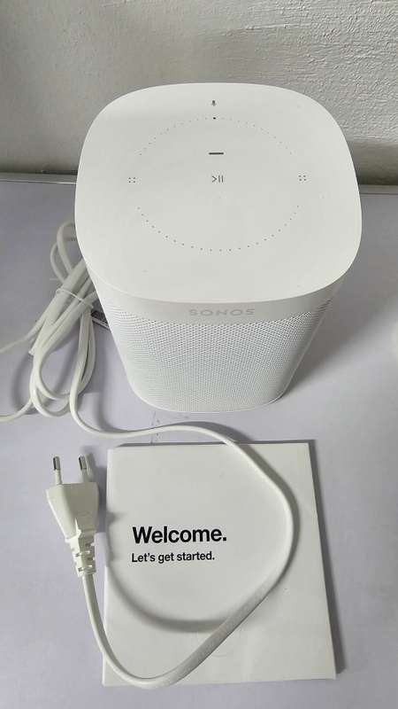 Sonos One Gen2 Ultimate Wireless WiFi Smart Bookshelf Speaker - White