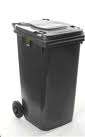 GREY WHEELY BIN 240 LITRE-IDENTICAL TO MUNICIPAL TYPE !
