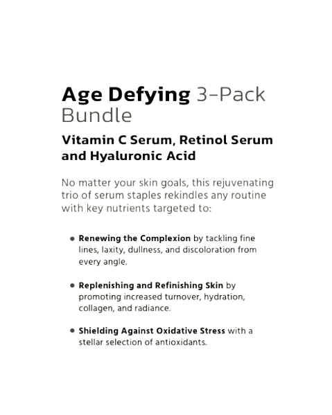 Pink Aura Retinol, Hyaluronic Acid & Vitamin C Serum Set