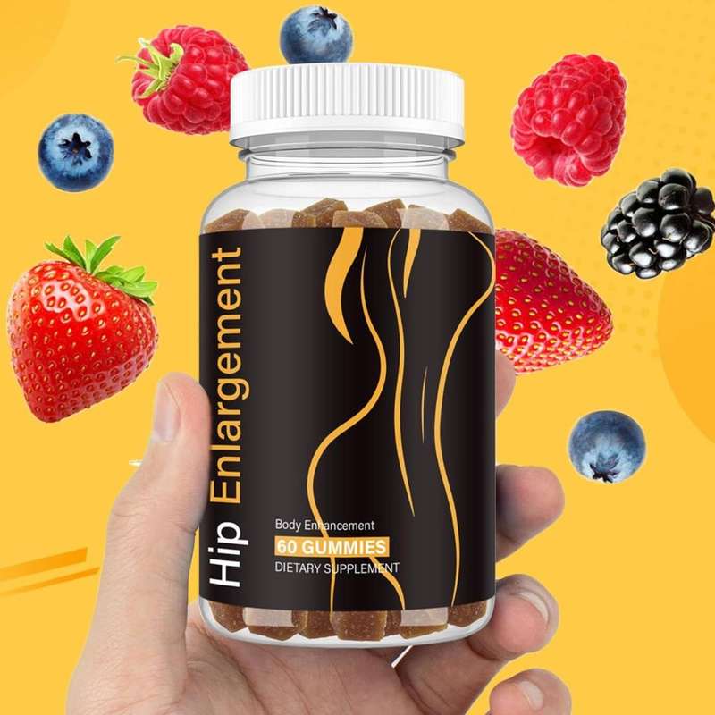 Hip Enlargement Gummies with Saw Palmetto and Maca Root Extract