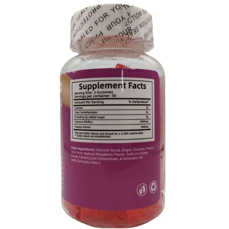 Natural Breast Enlargement Gummies - 60 Gummies