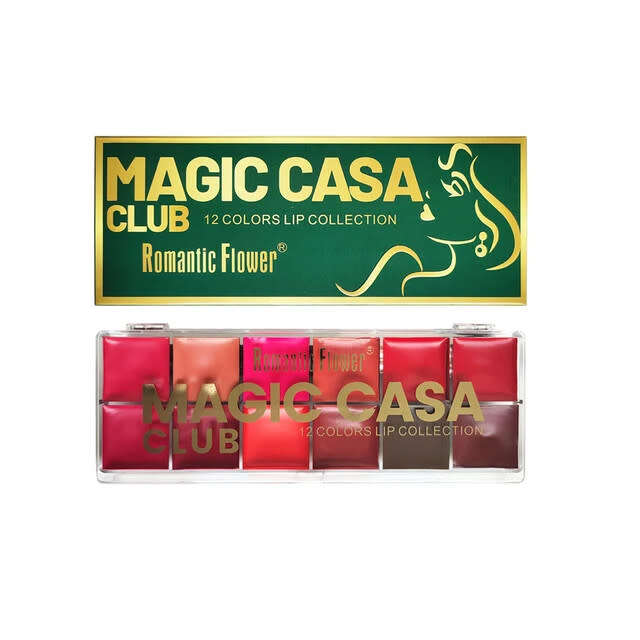 12 Colour Long-Lasting Wear Lipstick Palette