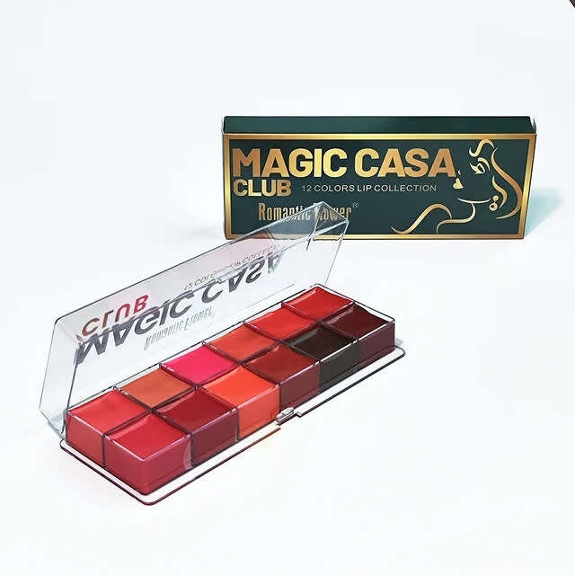 12 Colour Long-Lasting Wear Lipstick Palette