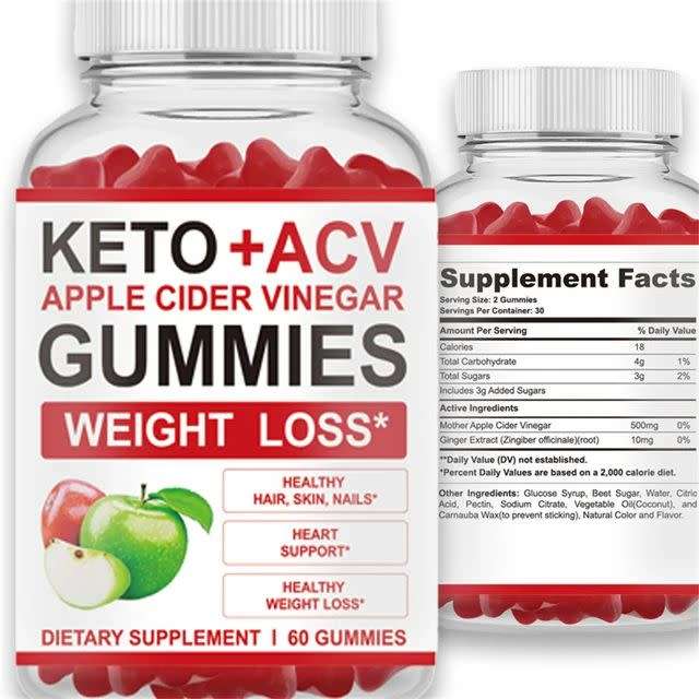 Keto + Apple Cider Vinegar Weight Loss Gummies