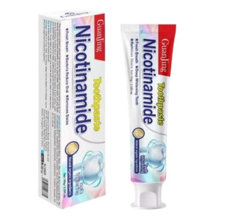 Guanjing Niacinamide Toothpaste Fresh Breath Protect Gums Solid Teeth White Toothpaste