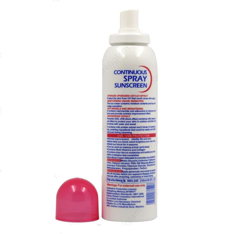WOKALI Continuous Spray Sunscreen SPF 50